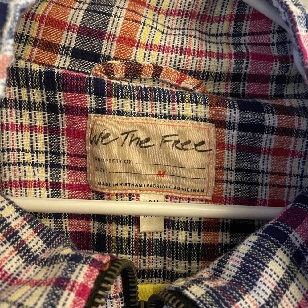 We The Free Multicolor Plaid Bomber Jacket - Picture 2 of 4
